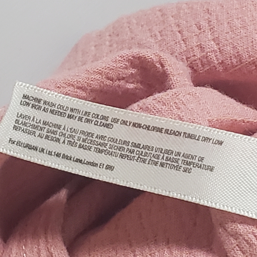 Free People Beach El Mar Mini Dress Tiered Crinkle Bell Boho Coastal Vacation XS - Picture 8 of 9